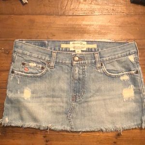 Abercrombie and Fitch jean miniskirt